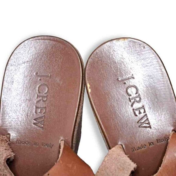J Crew Leather Platform Sandals size 7 - Picture 3 of 6